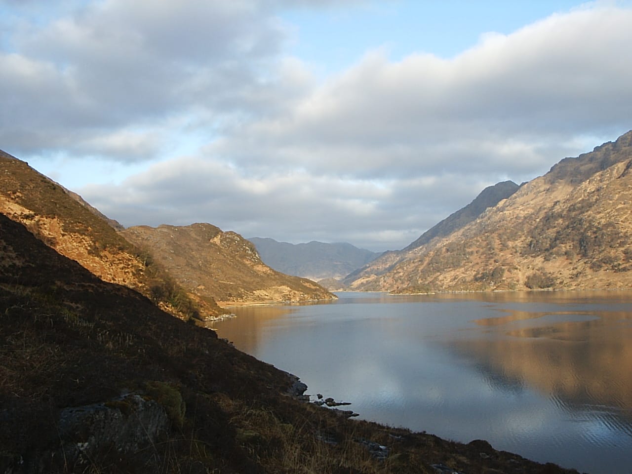 Beautiful Loch Hourn Camping in Knoydart