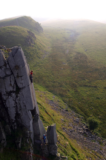 Pinnacle Face VS 5a*** (Crag Lough) Image - Karin Magog