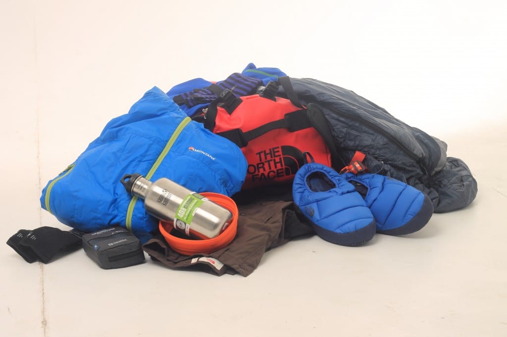 everything for a weekend hosteling and trail running in the lakes.