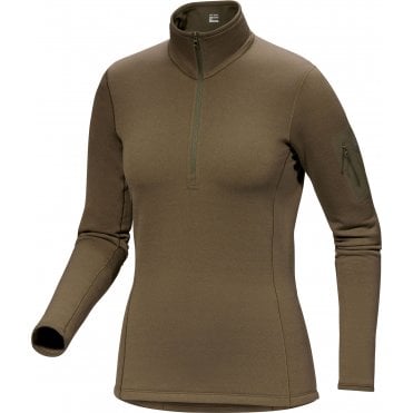 Womens Kyanite Baselayer Zip Neck
