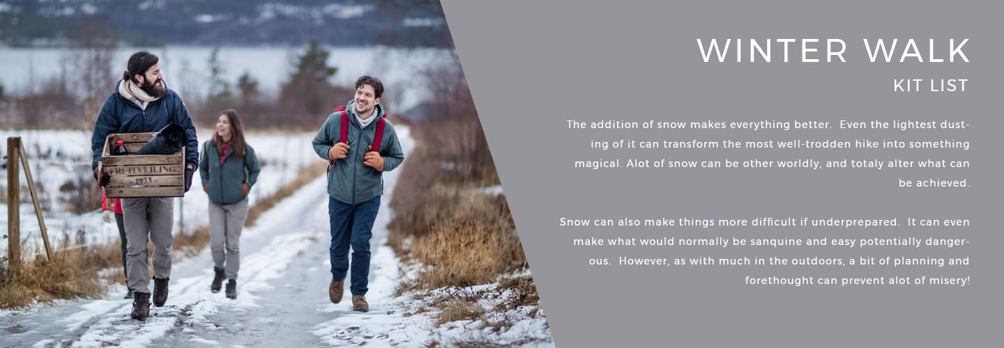 Winter Walk Kit List | LD Mountain Centre