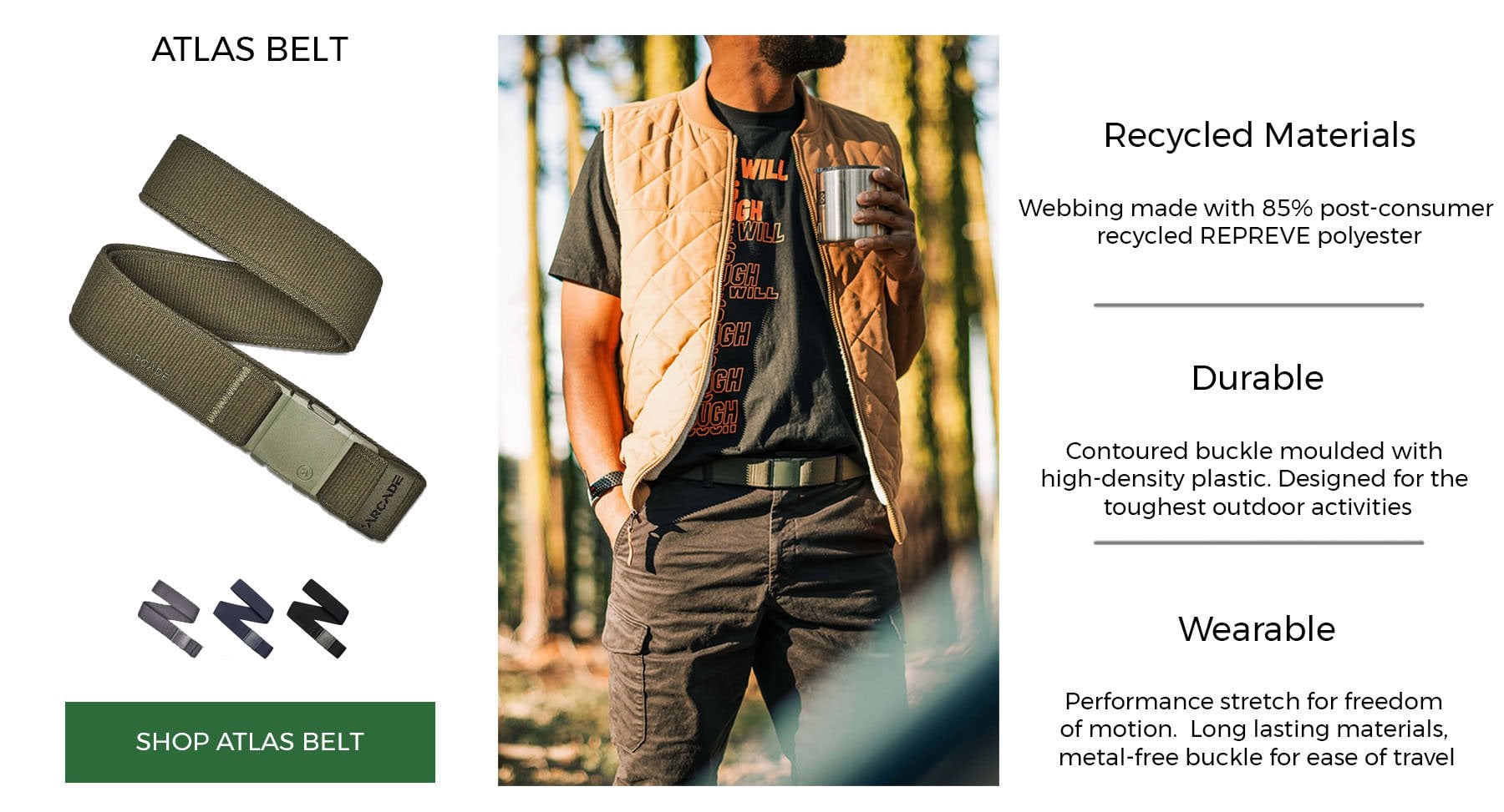 atlas ranger slim belt | ld mountain centre