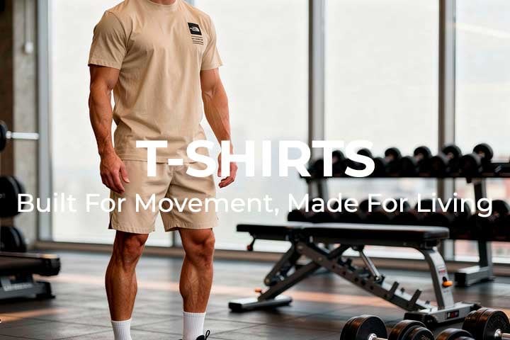 T-shirts for the gym or relaxing