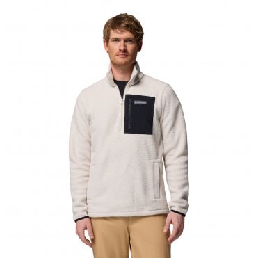Mens Jasper Ridge Pebbled Half Zip Fleece