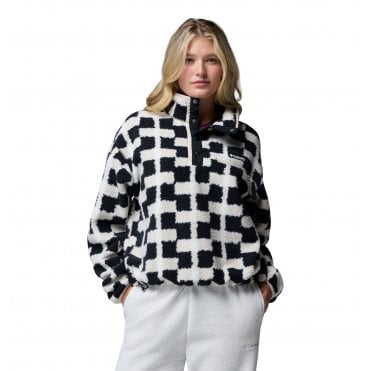 Womens Helvetia II Printed Cropped Half Snap