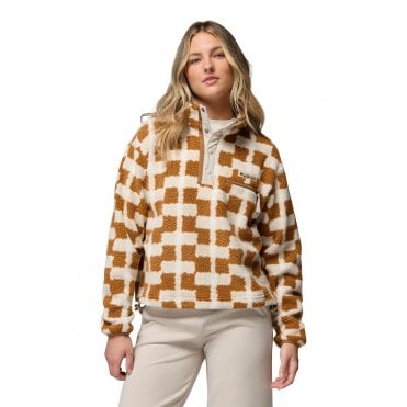 Womens Helvetia II Printed Cropped Half Snap