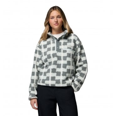 Womens Helvetia II Printed Cropped Half Snap