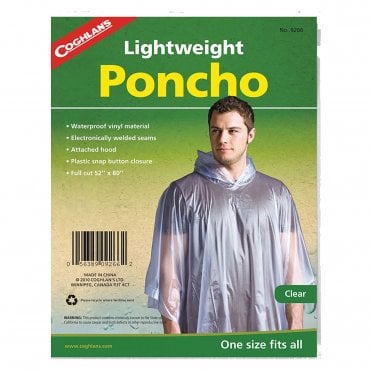 Vinyl Poncho - Clear Full Cut
