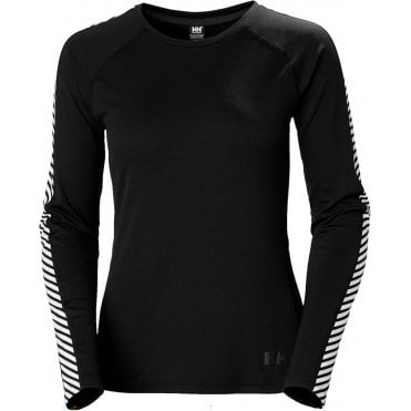 Womens Life Active Stripe Crew