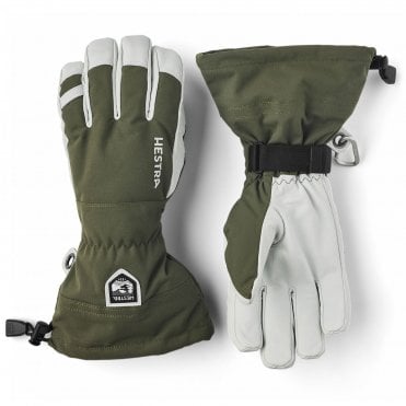 Army Leather Heli Ski Glove