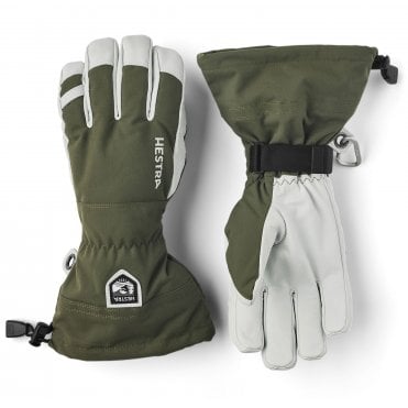 Army Leather Heli Ski Glove