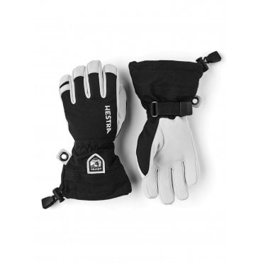 Junior Army Leather Heli Ski Glove