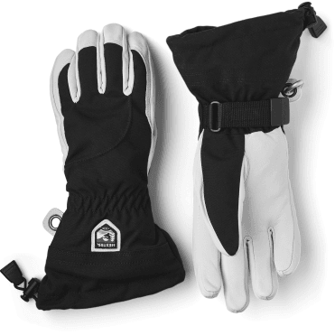 Womens Army Leather Heli Ski Glove
