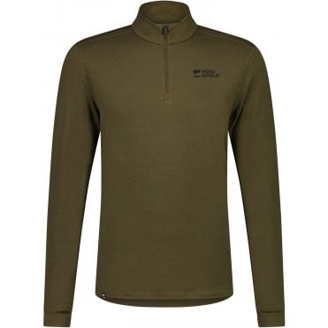 Mens Cascade Merino Base Layer 1/4 Zip Long Sleeve