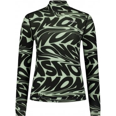 Womens Cascade Merino Base Layer Mock Neck Long Sleeve