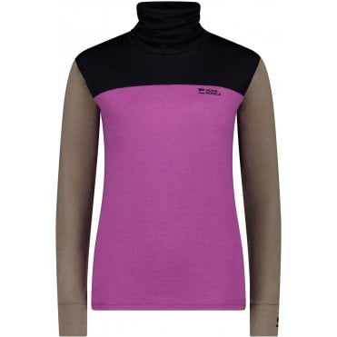 Womens Yotei Merino High Neck Long Sleeve