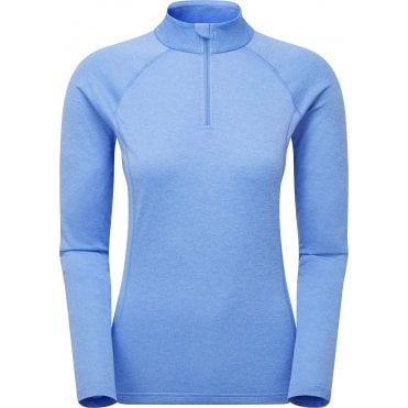 Womens Dart Zip Neck