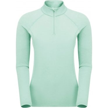 Womens Dart Zip Neck