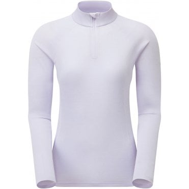 Womens Dart Zip Neck