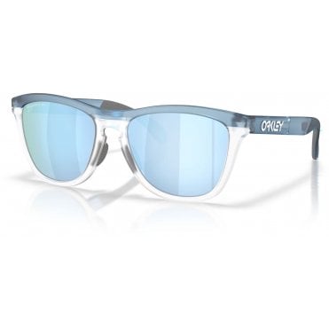 FrogskinsRange XL Sunglasses OO9503-0358 Transparent Stonewash / Prizm Deep Water Polarized