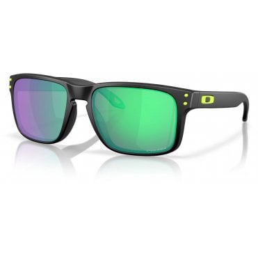 Holbrook Sunglasses OO9102-AI55 Matte Black / Prizm Road Jade