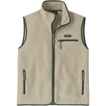 Mens Retro Pile Vest
