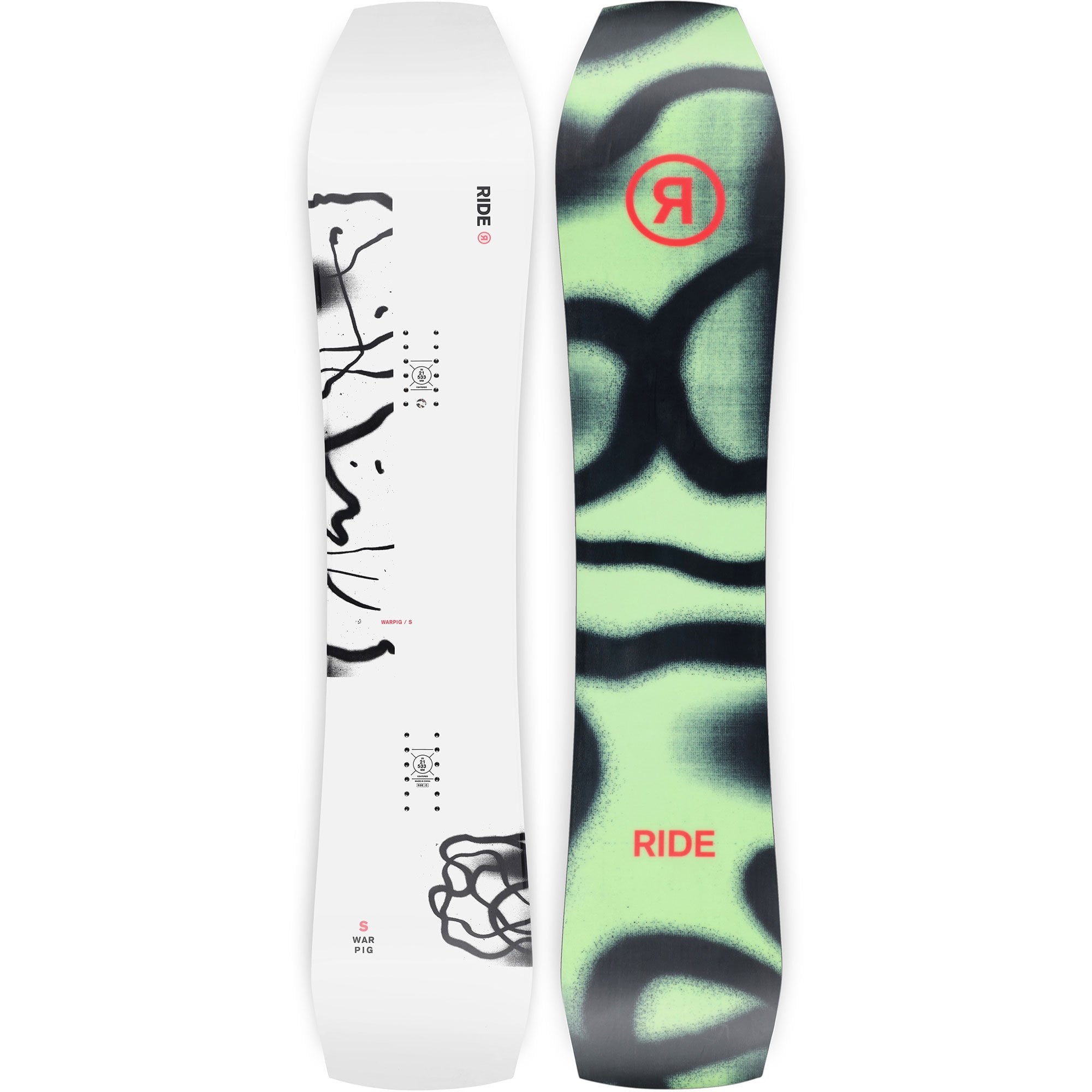 Ride Snowboards Warpig 148 - Snowboard from LD Mountain Centre UK