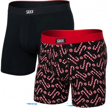 Mens Vibe Xtra Boxer Breif Fly 2 Pack