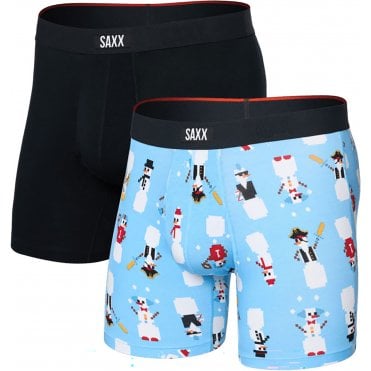 Mens Vibe Xtra Boxer Breif Fly 2 Pack