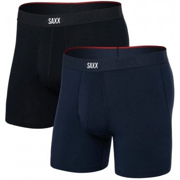 Mens Vibe Xtra Boxer Breif Fly 2 Pack