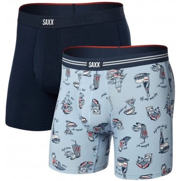 Mens Vibe Xtra Boxer Breif Fly 2 Pack