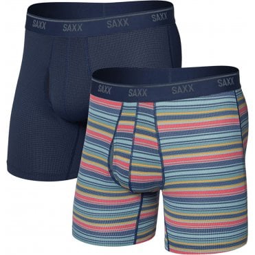 Quest Quick-Dry Mesh Boxer Brief Fly 2Pk