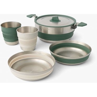 Detour Stainless Steel One Pot Cook Set w/ 3L Pot - %5B2P%5D %5B5 Piece%5D