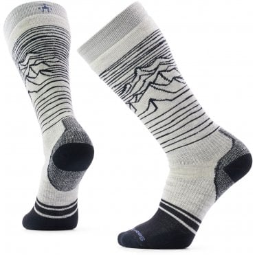 Snowboard Full Cushion Iguchi Pattern Over The Calf Socks